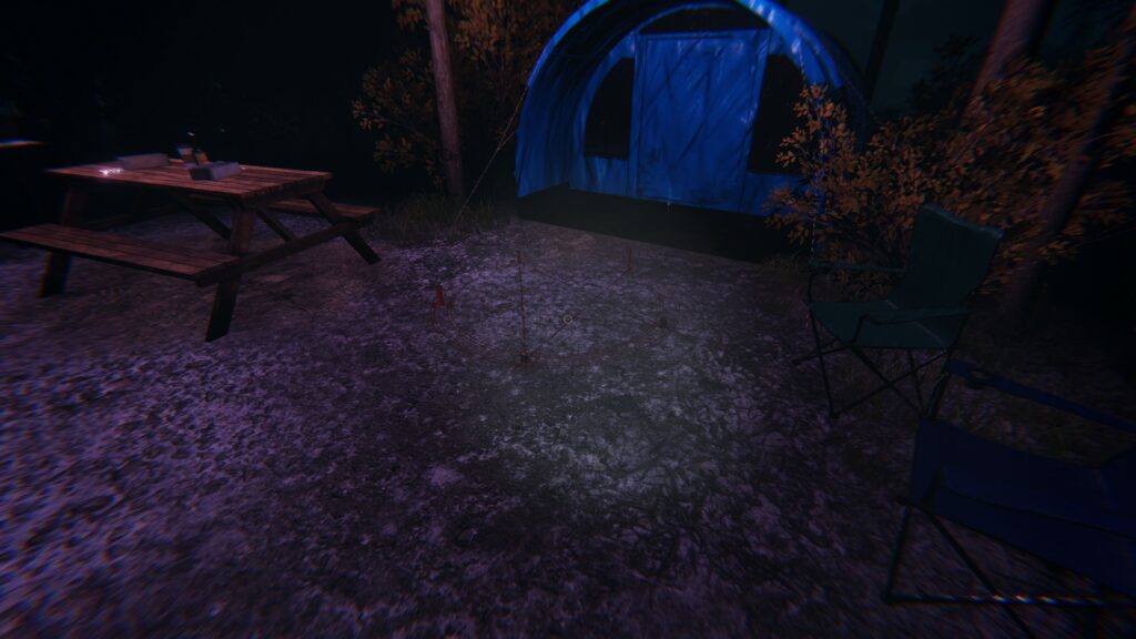 Maple Lodge Campsite Cursed Objects Spawns Summoning Circle Blue Tent