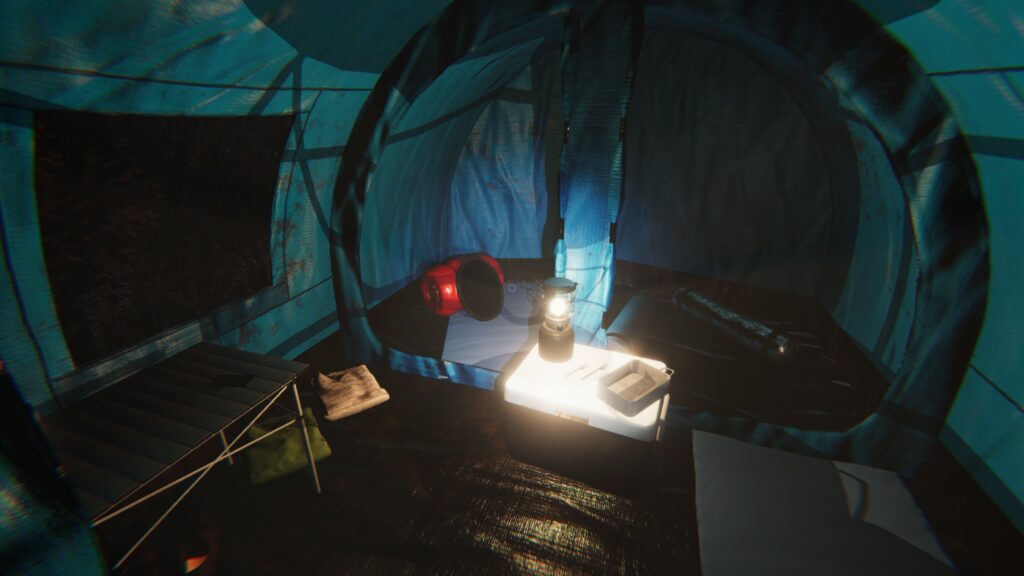Maple Lodge Campsite Cursed Objects Spawns Haunted Mirror Blue Tent
